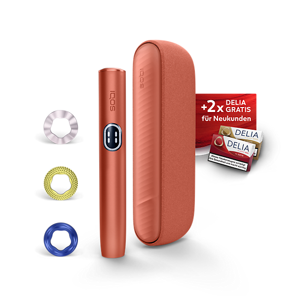 IQOS ILUMA i Kit Vivid Terracotta + Ring Set   