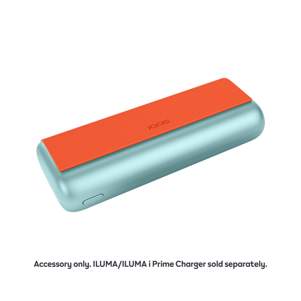IQOS ILUMA i PRIME Leather Like Wrap Vibrant Orange