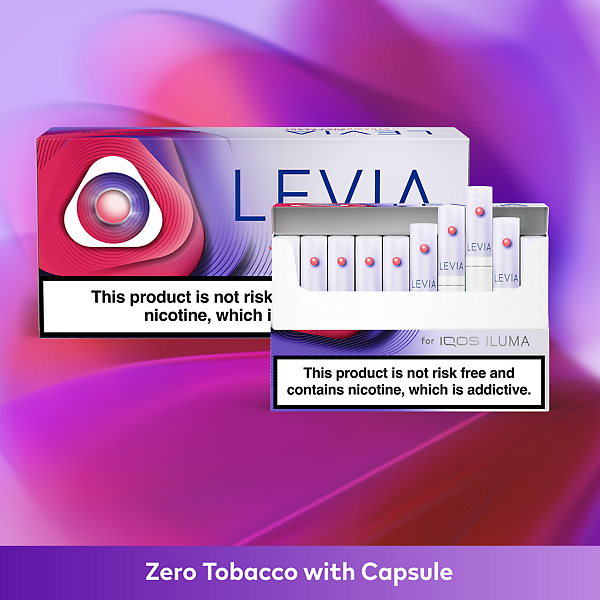 LEVIA Blueberry with Strawberry Pearl (Zero Tobacco)  