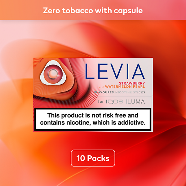 LEVIA Strawberry with Watermelon Pearl (Zero Tobacco) 