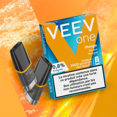 Pods VEEV ONE Mangue 9mg   Pods VEEV ONE Mangue 9mg