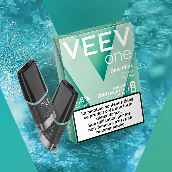 Pods VEEV ONE Menthe 9mg ou 20mg   Pods VEEV ONE Menthe 9mg ou 20mg
