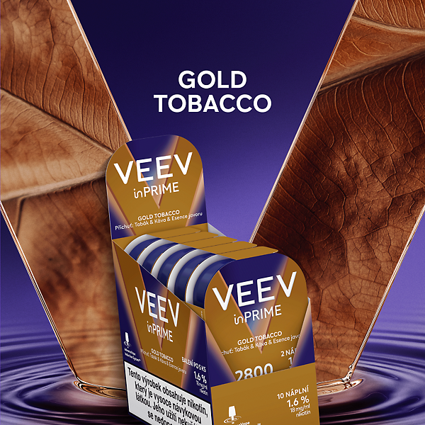VEEV INPRIME GOLD TOBACCO (karton)  