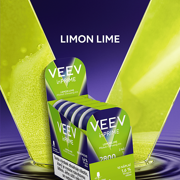 VEEV inPRIME PODS LEMON LIME (karton)  