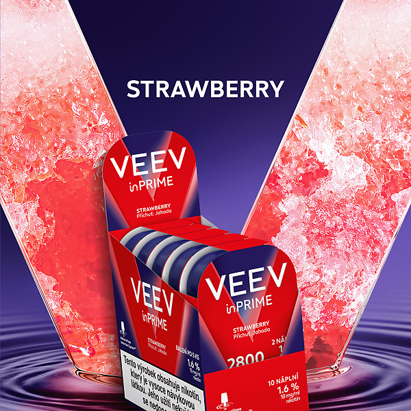 VEEV INPRIME STRAWBERRY (karton)  