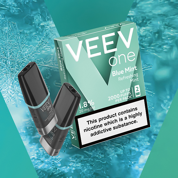 VEEV One Blue Mint 2 pods pack   VEEV One Blue Mint 2 pods pack