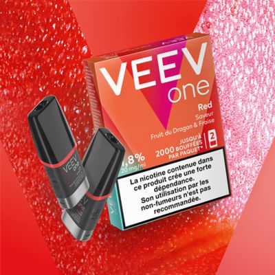 VEEV ONE Dragon Fruit & Strawberry flavour 1,8% (VEEV Red)
