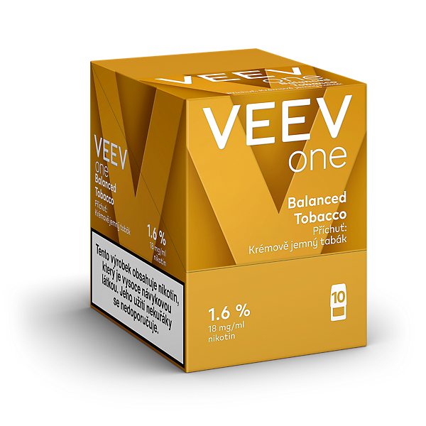 VEEV ONE NÁPLNĚ BALANCED TOBACCO (karton)  
