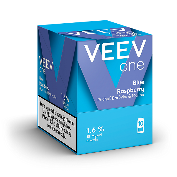 VEEV ONE NÁPLNĚ BLUE RASPBERRY (karton)  