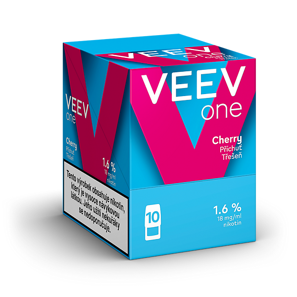 VEEV ONE NÁPLNĚ CHERRY (karton)  