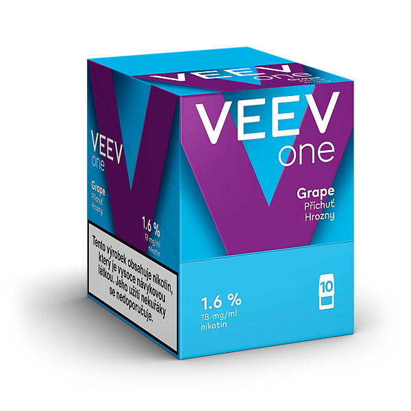 VEEV ONE NÁPLNĚ GRAPE (karton)  