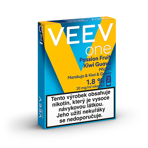 VEEV ONE NÁPLNĚ PASSION FRUIT - KIWI - GUAVA  (krabička)  