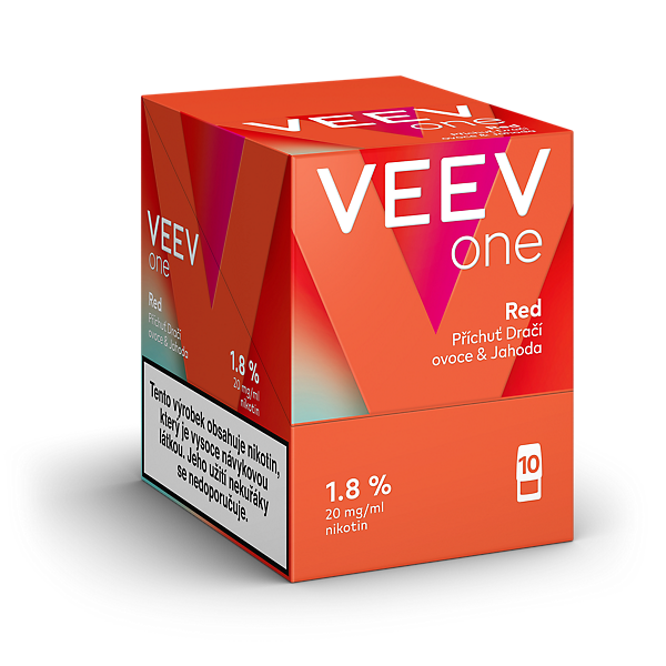 VEEV ONE NÁPLNĚ RED (karton)  