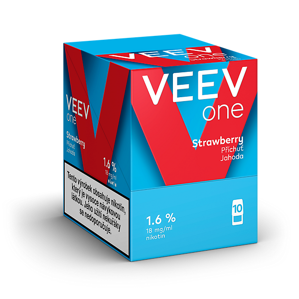 VEEV ONE NÁPLNĚ STRAWBERRY (karton)  