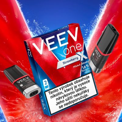 VEEV ONE NÁPLNĚ STRAWBERRY X (krabička)  