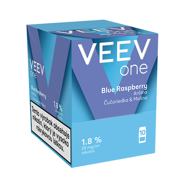 VEEV ONE NÁPLNE BLUE RASPBERRY (kartón)  