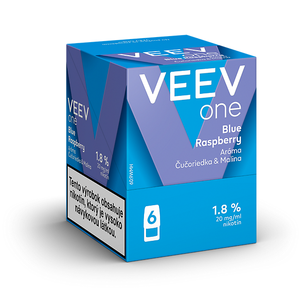 VEEV ONE NÁPLNE BLUE RASPBERRY (kartón)  
