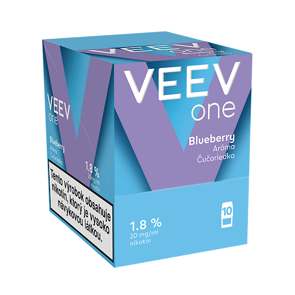 VEEV ONE NÁPLNE BLUEBERRY (kartón)  