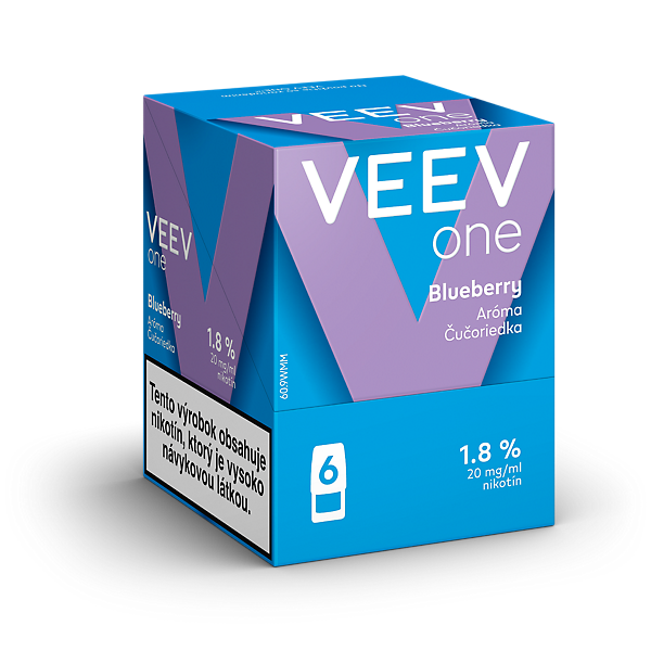 VEEV ONE NÁPLNE BLUEBERRY (kartón)  