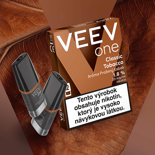 VEEV ONE NÁPLNE CLASSIC TOBACCO (krabička)  