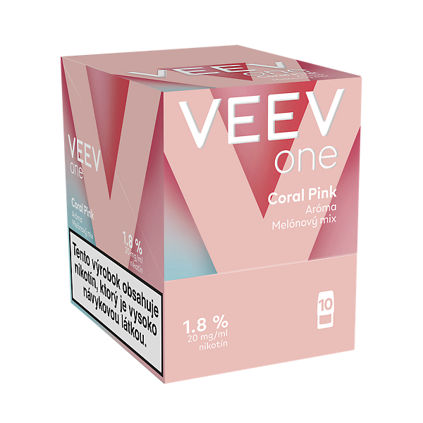 VEEV ONE NÁPLNE CORAL PINK (kartón)  