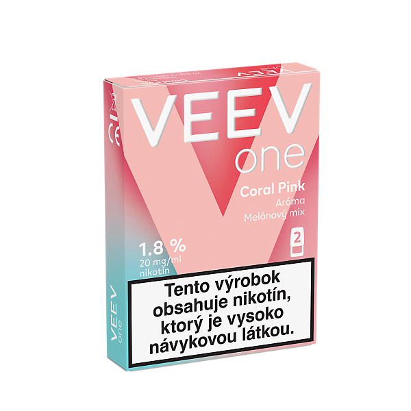 VEEV ONE NÁPLNE CORAL PINK (krabička)  