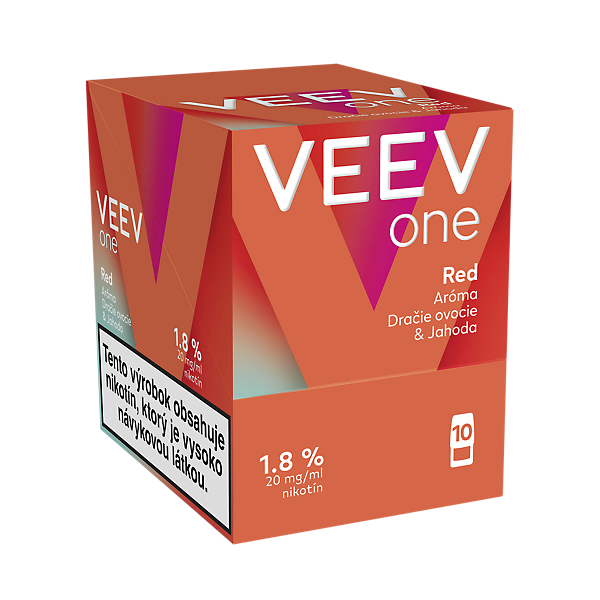 VEEV ONE NÁPLNE RED (kartón)  
