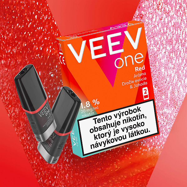 VEEV ONE NÁPLNE RED (krabička)  