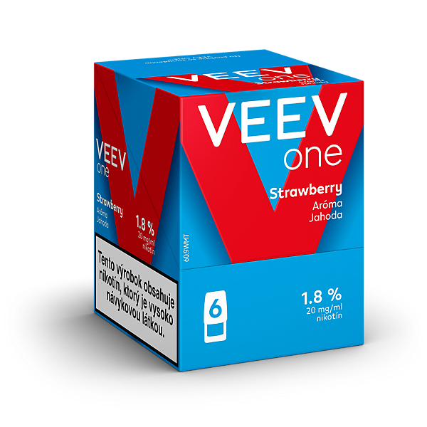 VEEV ONE NÁPLNE STRAWBERRY (kartón)  