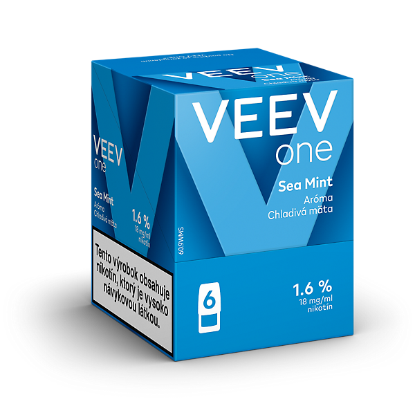 VEEV ONE NÁPLNE Sea Mint (kartón)  