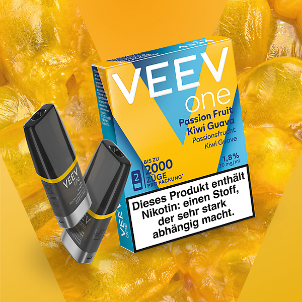 VEEV ONE Pods Passionfruit Kiwi Guava  