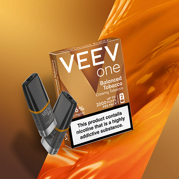VEEV One Balanced Tobacco 2 pods pack   VEEV One Balanced Tobacco 2 pods pack