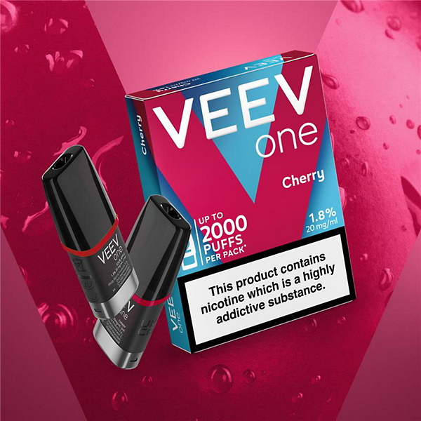 VEEV One Cherry 2 Pods Pack   VEEV One Cherry 2 Pods Pack