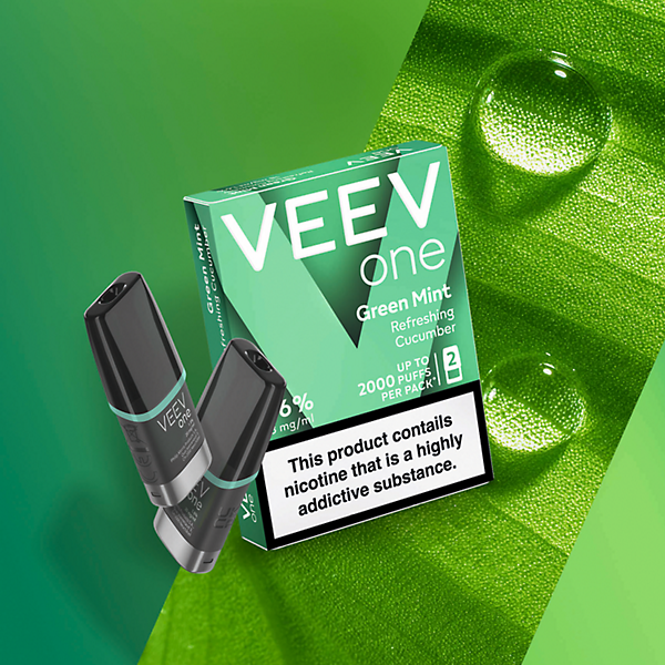 VEEV One Green Mint 2 pods pack   VEEV One Green Mint 2 pods pack