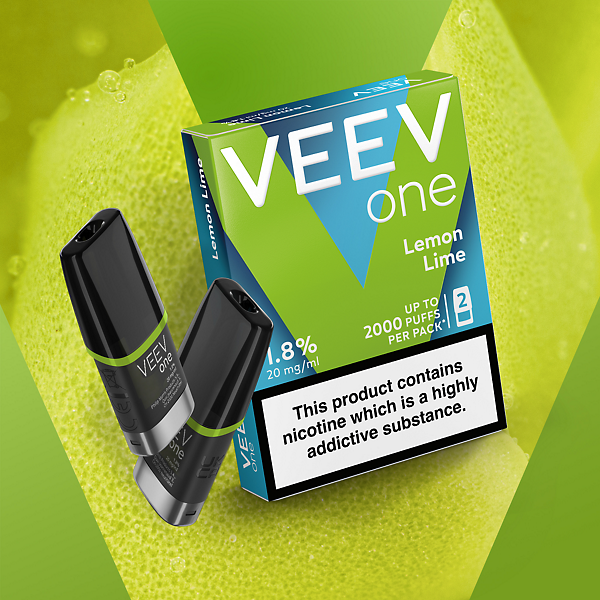 VEEV One Lemon Lime 2 pods pack   VEEV One Lemon Lime 2 pods pack