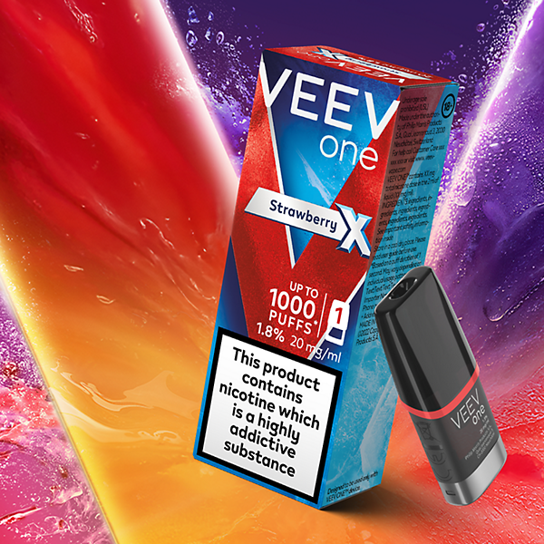 VEEV One Strawberry X 1 pod pack  
