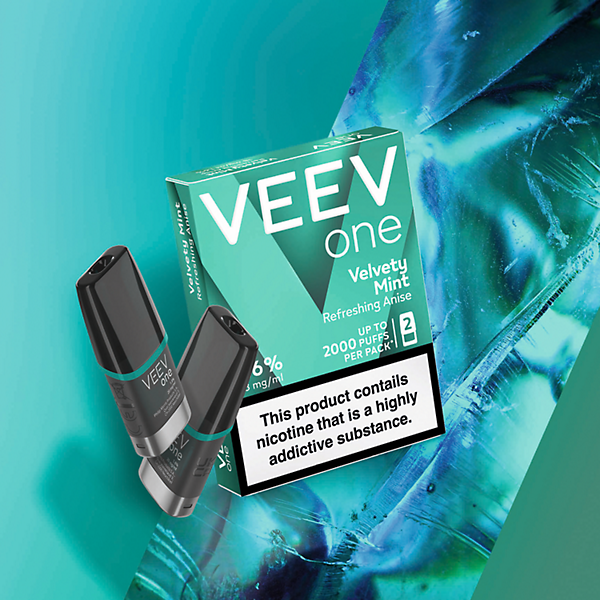 VEEV One Velvety Mint 2 pods pack   VEEV One Velvety Mint 2 pods pack