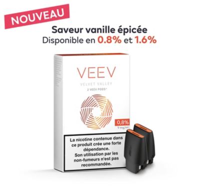 VEEV Velvet Valley 0.8% 2 recharges paquet (VELVET VALLEY)