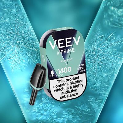 VEEV inPRIME Blue Mint 1 pod pack  