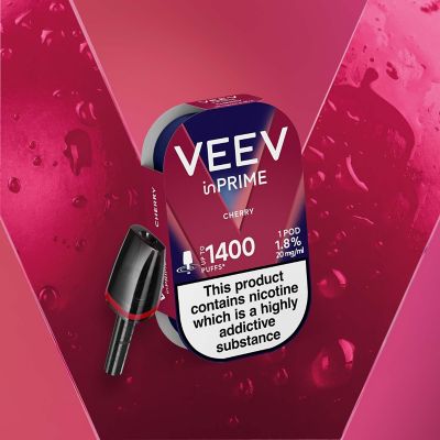 VEEV inPRIME Cherry 1 pod pack  
