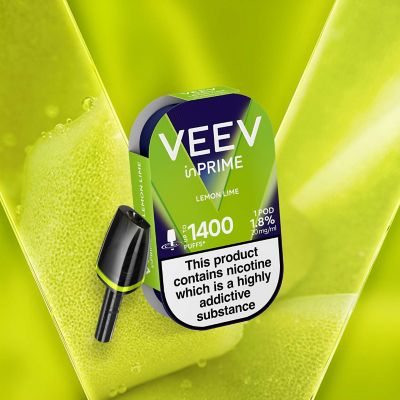 VEEV inPRIME Lemon Lime 1 pod pack  
