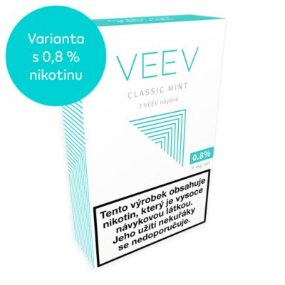 VEEV pods Classic Mint 0.8% (pack) (CLASSIC MINT)