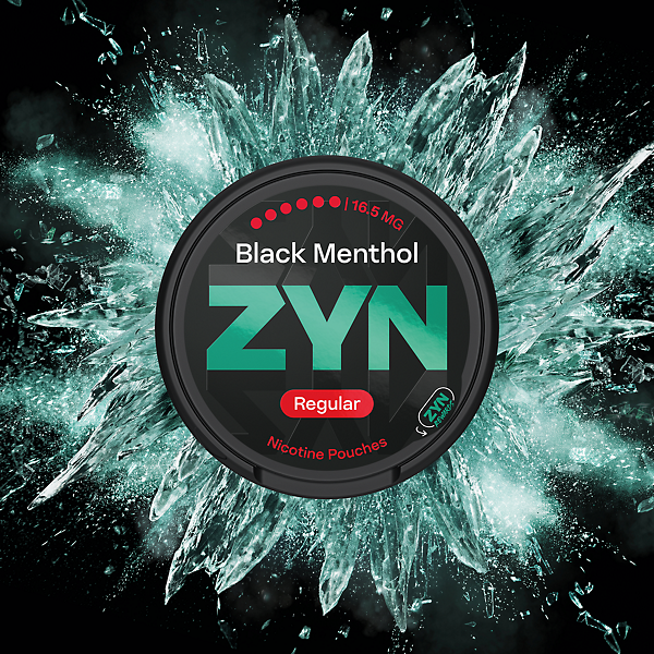 ZYN BLACK MENTHOL 16.5MG CAN 