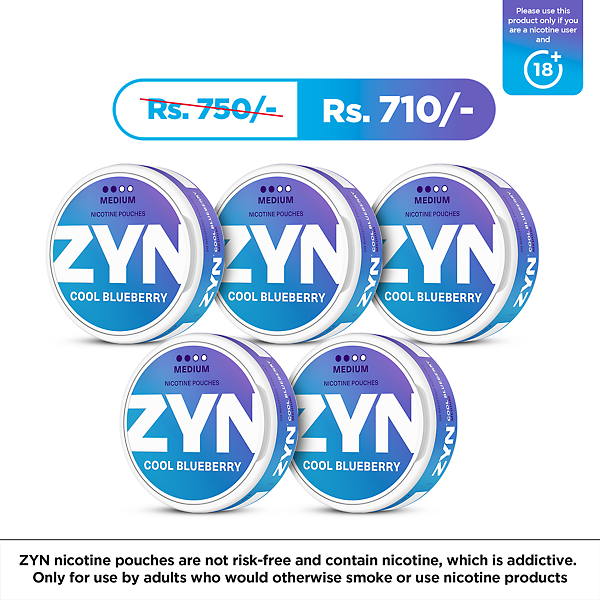 ZYN Bundle Cool Blueberry Medium (6mg)  