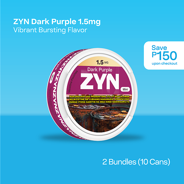 ZYN Bundle Offer: Dark Purple 1.5mg  