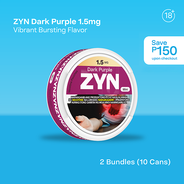 ZYN Bundle Offer: Dark Purple 1.5mg  