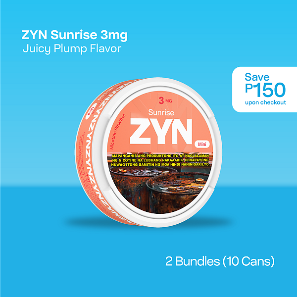 ZYN Bundle Offer: Sunrise 3mg  