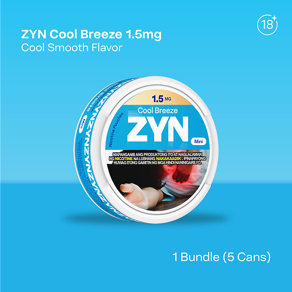 ZYN COOL BREEZE MINI 1.5MG CAN BUNDLE 