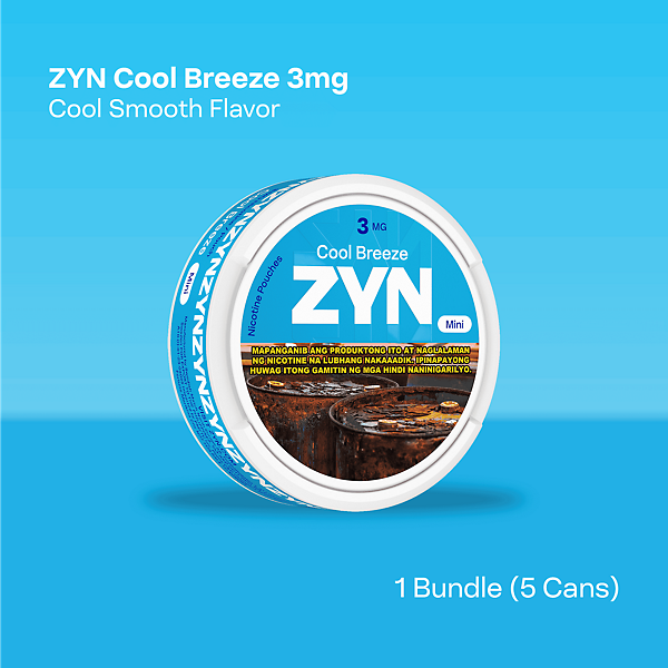 ZYN COOL BREEZE MINI 3MG CAN BUNDLE (ZYN COOL BREEZE)