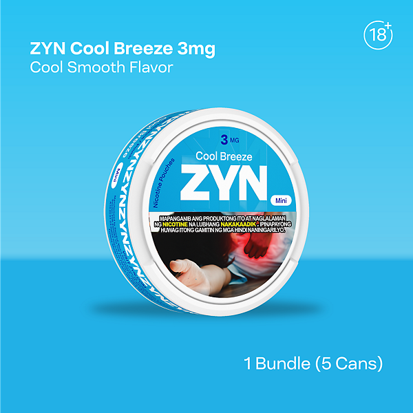 ZYN COOL BREEZE MINI 3MG CAN BUNDLE (Cool Breeze)